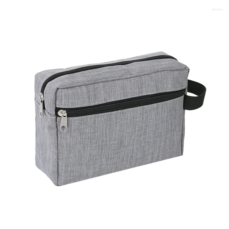 Cosmetic Bags Travel Waterproof Oxford Toiletry Wash Storage Hand Bag Women Men Large Double Layer Shaving Case Portable Shower Makeup zhanyishengli