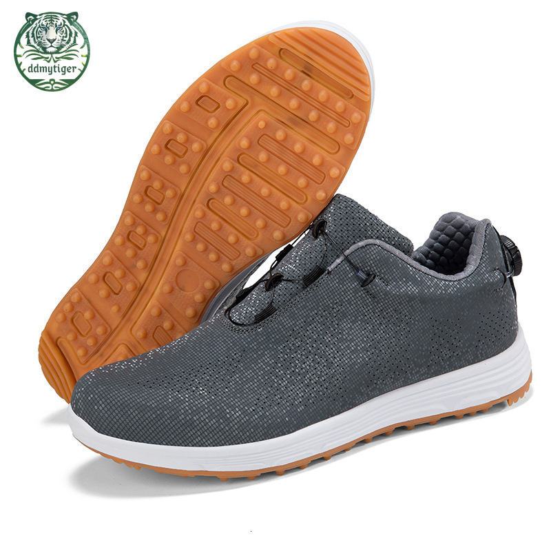 ddmytiger Men's women's outdoor sports golf men's casual shoes, anti slip and breathable travel shoes A ddmythur