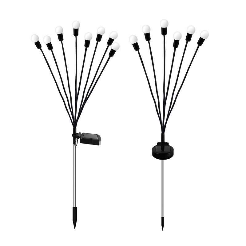 Solar firefly lights outdoor lawn floor night light patio landscape arrangement led firefly floor light