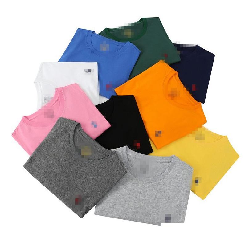 Mens T-Shirts Summer Designer Brand Pony Embroidered T Shirt Fashion Street Clothing Hip Hop Tshirt Casual Top Asian Size S2Xl Drop Oteqg