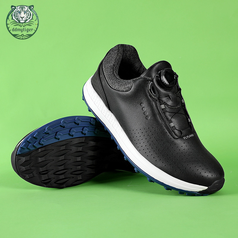 ddmytiger New Golf Sneakers for Men, Waterproof Anti Slip Nailless Shoes, Summer Breathable Men's Shoes A ddmythur