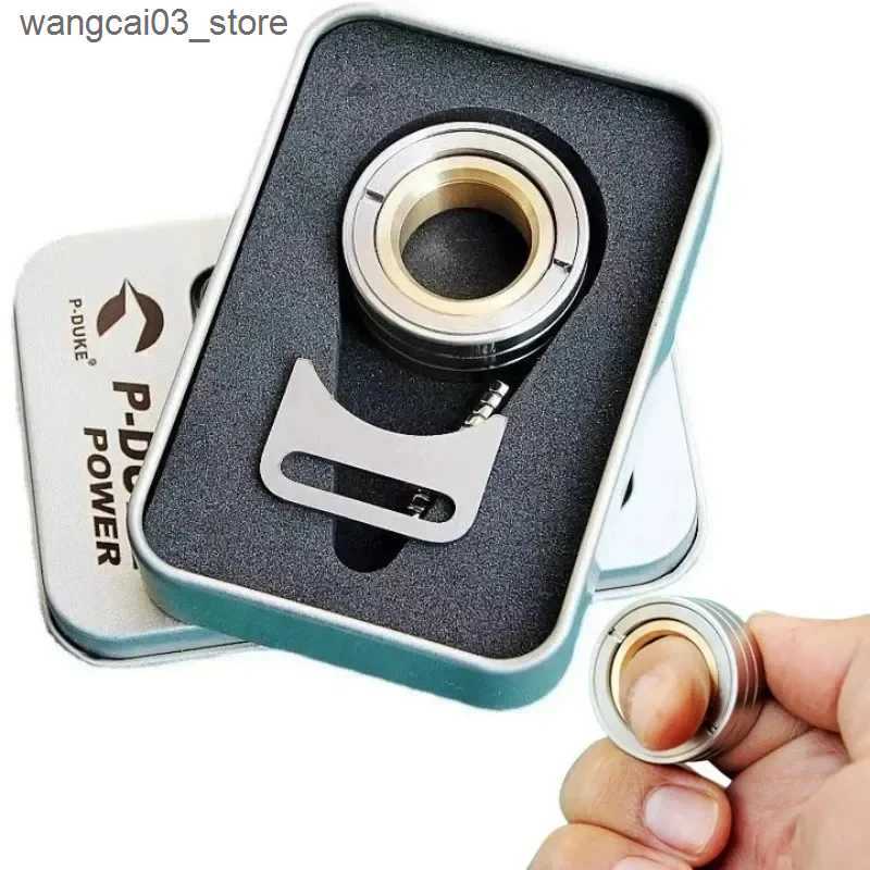 Decompression Toy Machinist Paragraph Ring Stainless Steel Fingertip Gyro Decompression Toys Antistress Technology EDC Hand Spinner Fidget Gift L24091