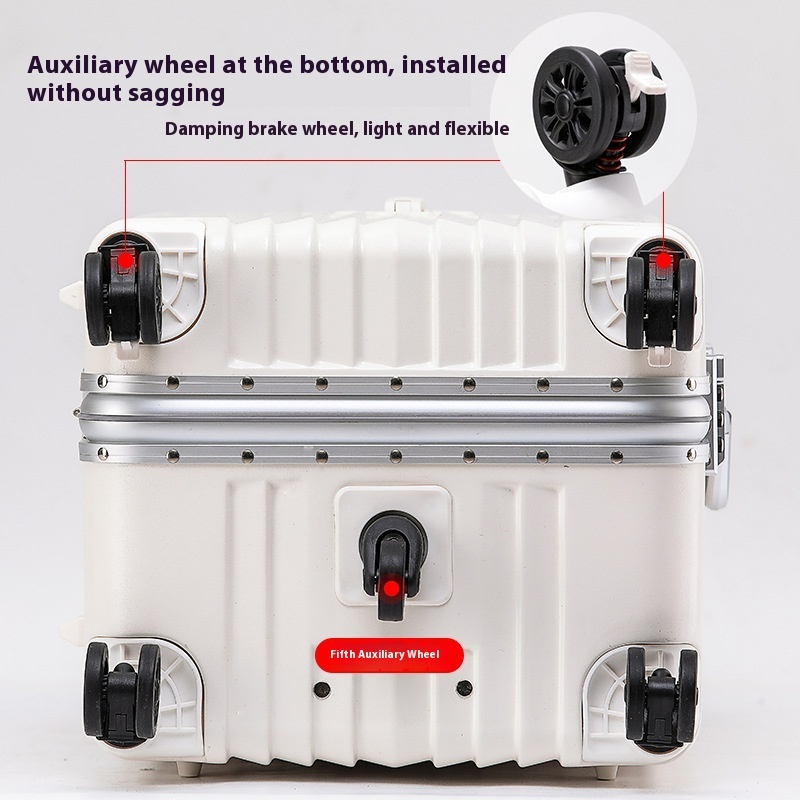 24 Aluminum Trolley Lage: Durable & Spacious Suitcase hot for Travelers