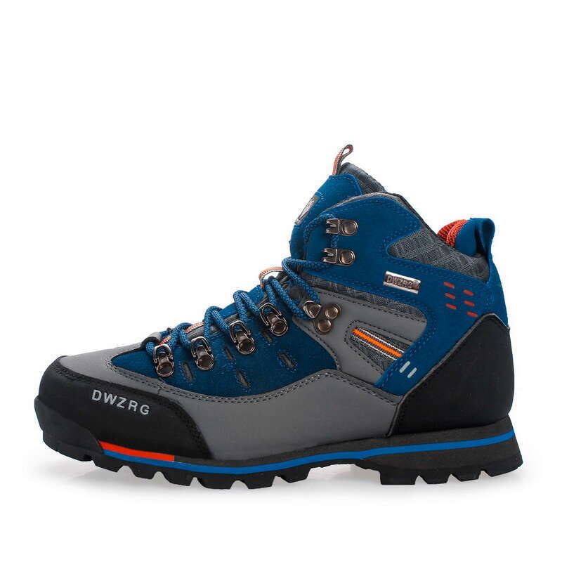 2023 Men Outdoor Ankle Waterproof Sports Shoes Mountain Climbing Classic Footwear Leather Sneakers Hiking Boots Fashion