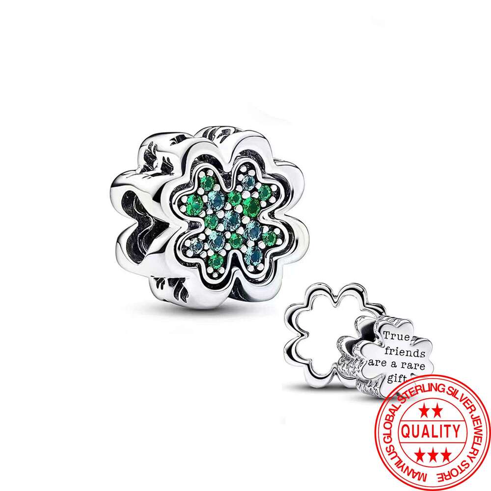 S925 New Spring 2024 Charm Daisy and Cherry Blossoms beads Flower Pendant 925 Sterling silver Fit bracelet 925 original jewelry DIY making For Women g