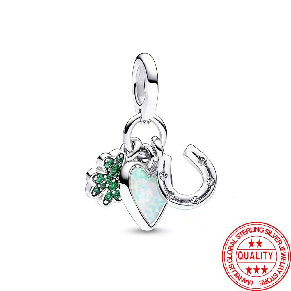 S925 New Spring 2024 Charm Daisy and Cherry Blossoms beads Flower Pendant 925 Sterling silver Fit bracelet 925 original jewelry DIY making For Women g