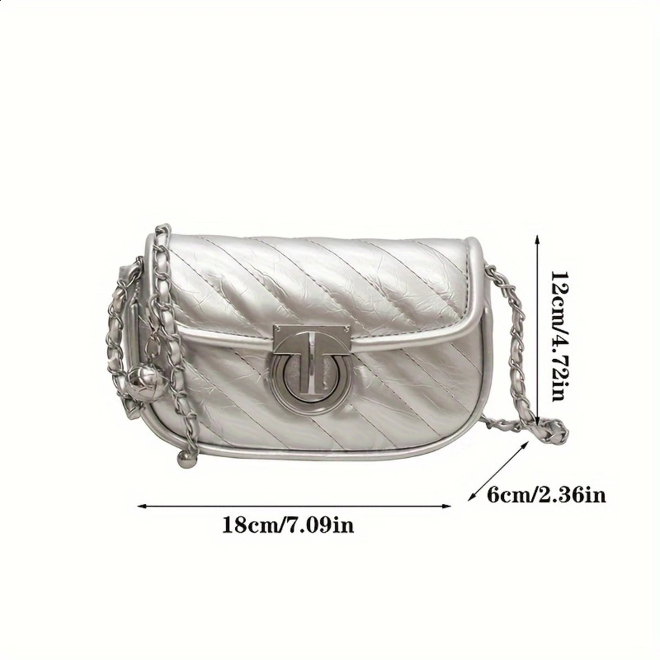 Cross Womens Leather - Quilted Square Shoulder Bag Hot With Chain Strap And Jelly Cushion -