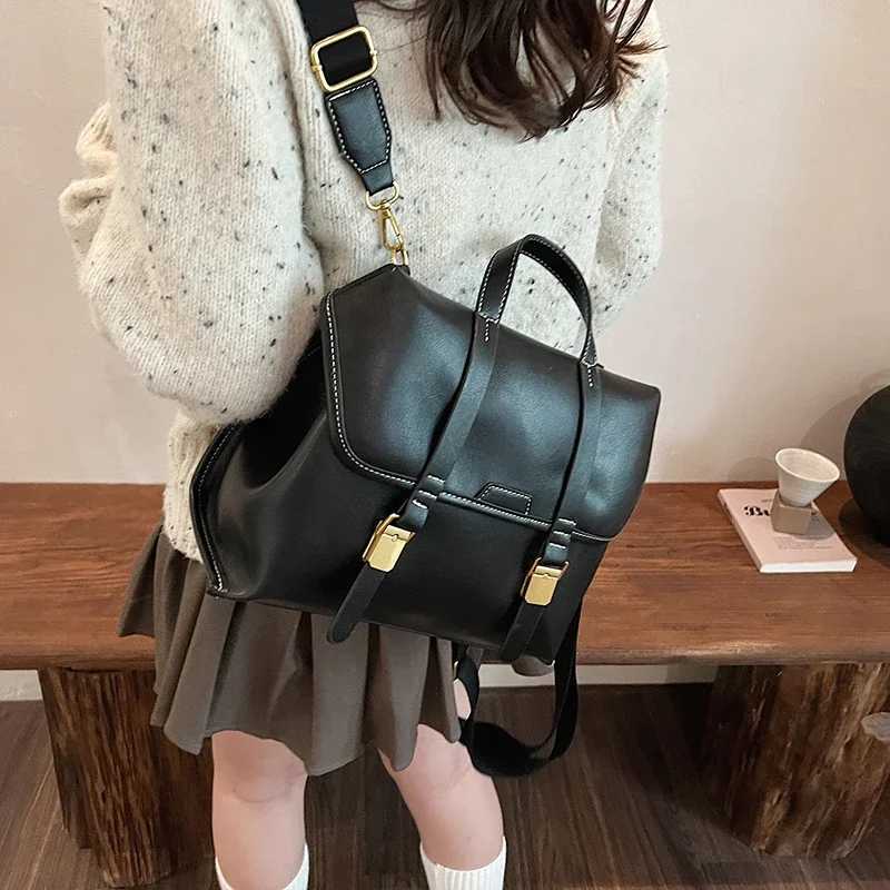 CMM Backpack Women Retro Small NUBUCK Backpacks 2024 Winter Korean Fashion Vintage Backpack Lady Students Travel Back Packs
