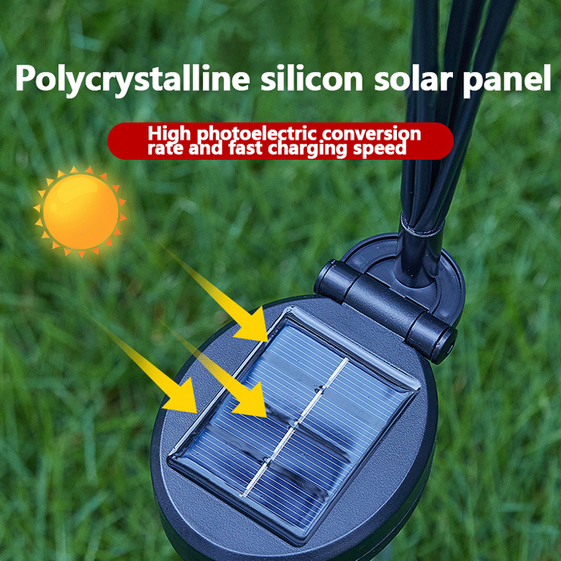 Solar garden light firefly outdoor lawn light home balcony garden greenery ambient light rural waterproof light