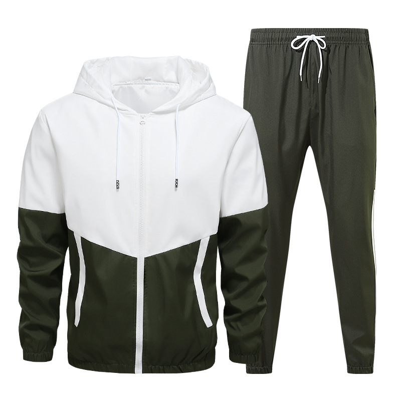 Men's Tracksuits 2024 Nieuwe Heren Herfst Winter Sets Rits Hoodie Broek Stukken Casual Trainingspak Sportkleding Warm Kleding Zweetpak