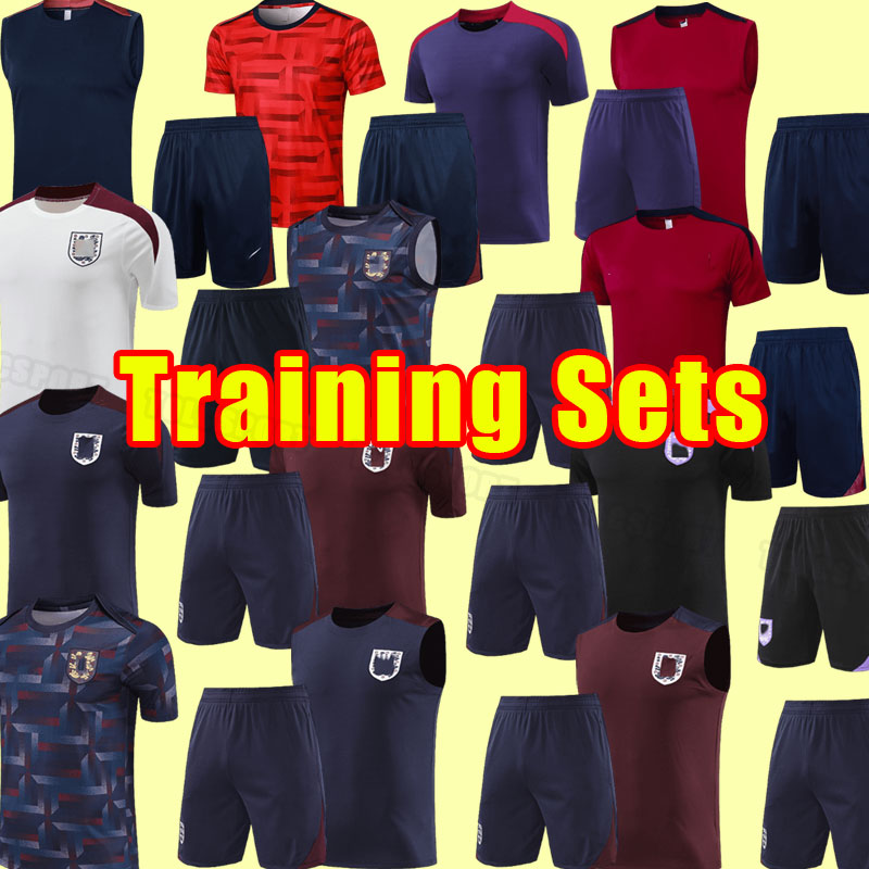 2024 2025 STERLING soccer tracksuits KANE RASHFORD SANCHO GREALISH MOUNT FODEN HENDERSON SAKA Englands 24 25 national men Short sleeve training shirt POLO