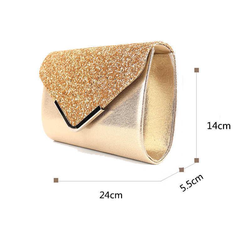 Clutch Bag Fashion New Style Pu Glitter Banquet Bag Makeup Bag Evening Dress Bag Women Tote Bag 240920