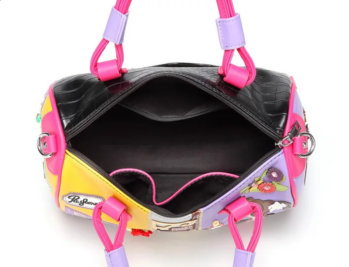 Candy Color Cartoons Fashion Womens Wallet and Handbag Cross Shoulder Bag ner Boston 240724