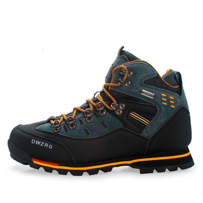 2023 Men Outdoor Ankle Waterproof Sports Shoes Mountain Climbing Classic Footwear Leather Sneakers Hiking Boots Fashion