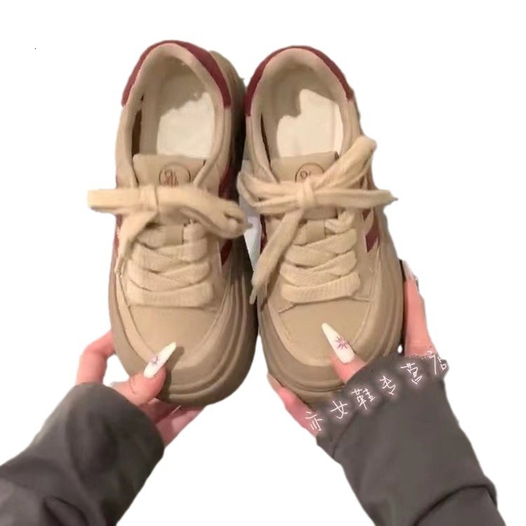 Women's Thick Sole hot Casual Board Shoes - Height Increasing, Versatile for Sports & Training, 2024 Fall