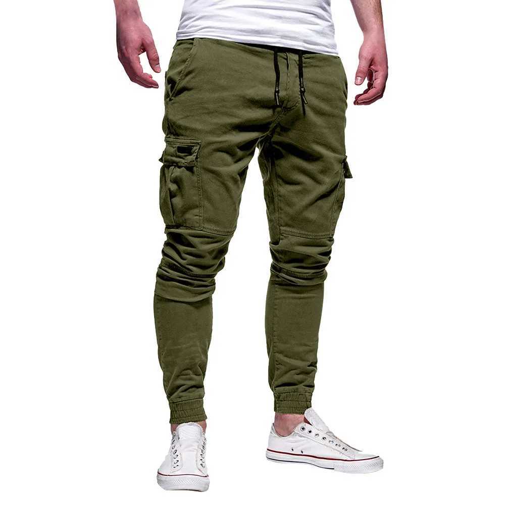2025S Fashion Designer Casual Men Fashion Big Pocket Hip Hop Harem Pants Quty Outwear Sweatpants Soft Joggers Mens Trousers Panes Z