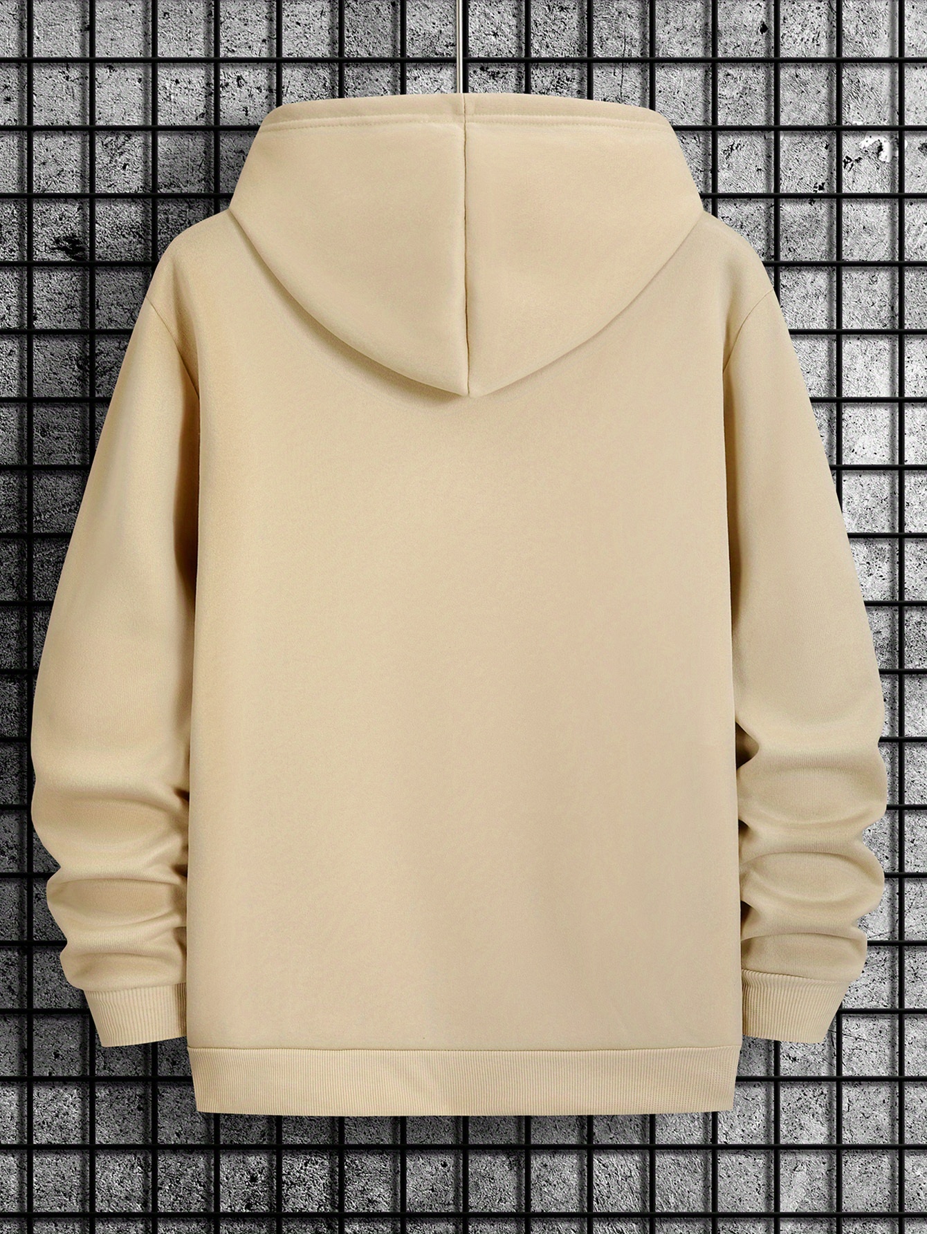 Boston Massachusetts Geometric Print Hoodie - Fall/Winter Casual Knit Polyester Hooded Sweatshirt with Regular Fit and Slight Stretch