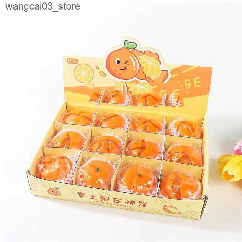 Decompression Toy Squishy Kawaii Tangerine Work study Fidget Toys Squishies Slow Rising Stress Relief Squeeze Toys for Kids Charisma Gift L240910