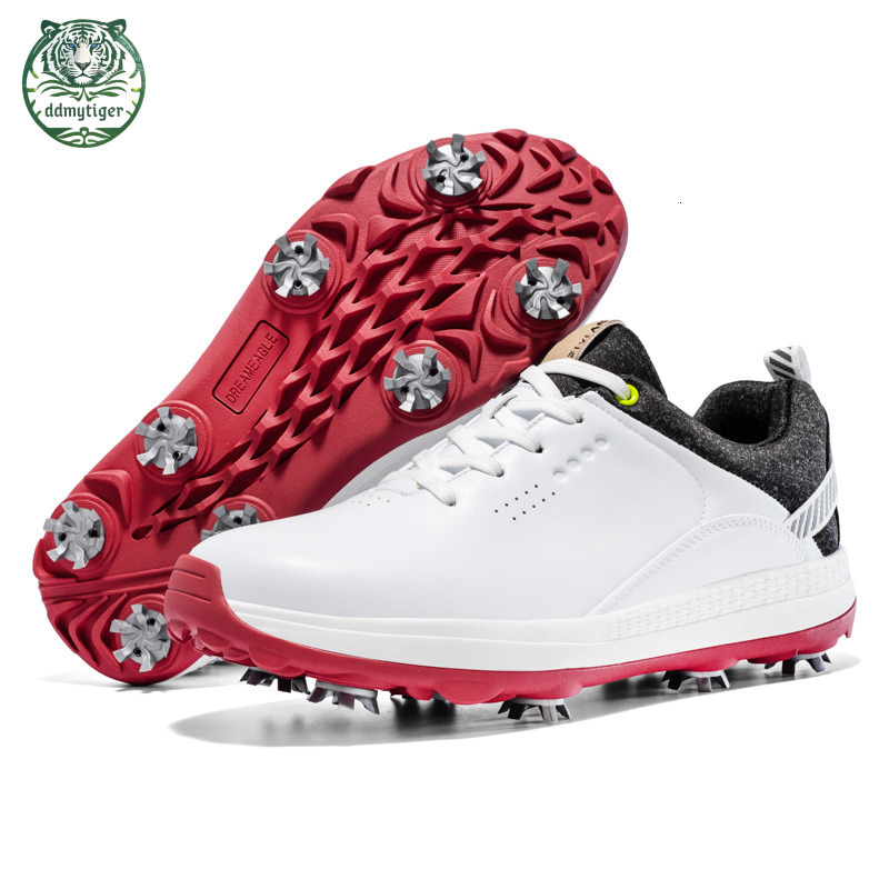 ddmytiger Golf GOLF golf men's outdoor breathable casual sports shoes lace up nail free sneakers A ddmythur
