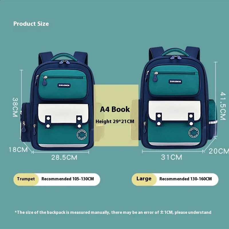 British elementary school backpack boys and girls 135th grade ridge protection lightweight large capacity 240724