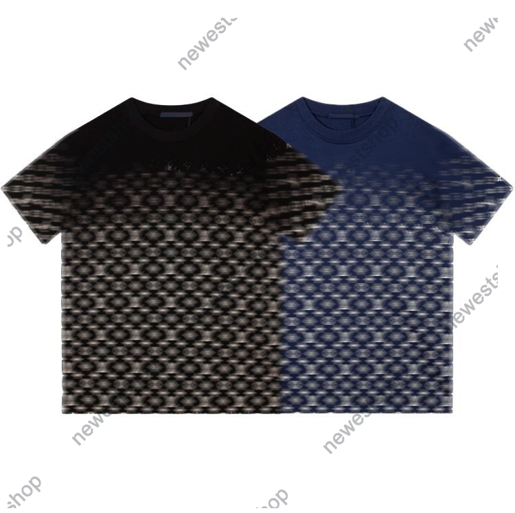 Europe Mens t shirts designer Tee Summer classical letter printing tshirt men short sleeve T shirt cotton Gradient old flower printed tshirts S-XXL