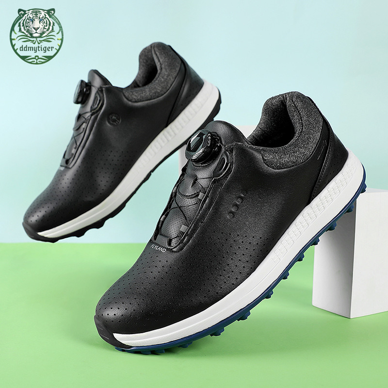 ddmytiger New Golf Sneakers for Men, Waterproof Anti Slip Nailless Shoes, Summer Breathable Men's Shoes A ddmythur