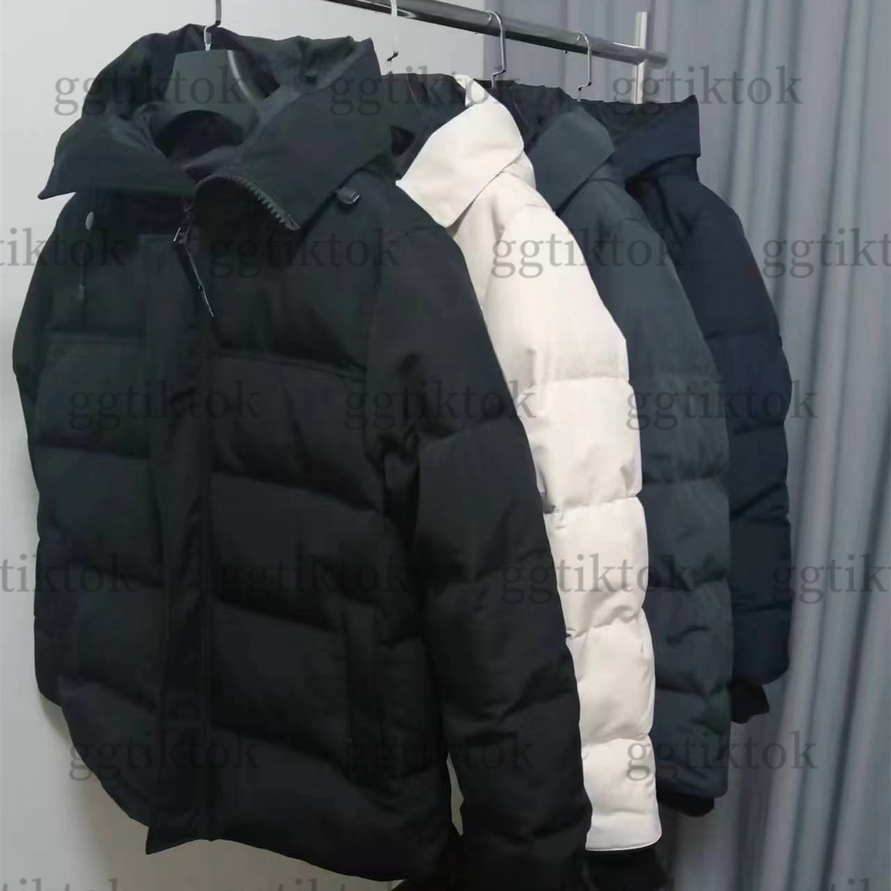 Designer Canadian Jacket Goose Down Womens Hooded Zipper Pocket Parker Coat Fouure Winter Mantau Warm Jacket Mens Jassen Casual Style Overcoming Wolf Hair Cold