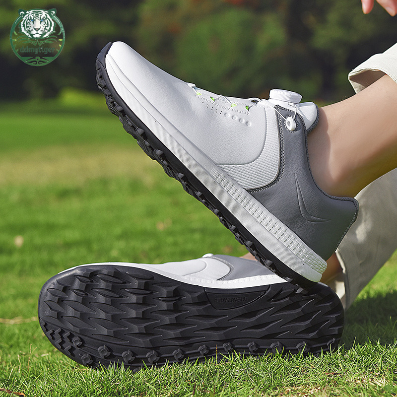 ddmytiger Men's Large 40-47 Professional Nailless Golf Training Sneakers Outdoor Casual A ddmythur