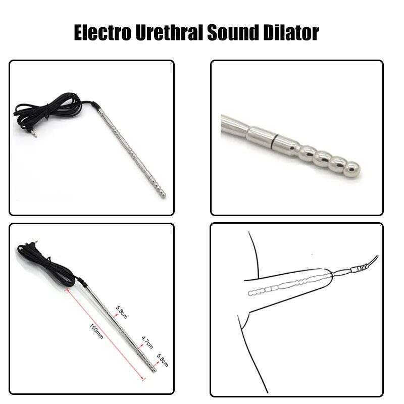 Electro Shock Penis Ring Massage Anal Butt Plug Nipple Clamp