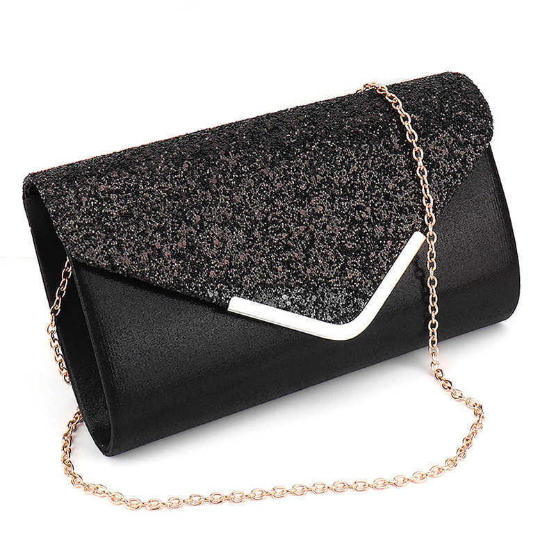 Clutch Bag Fashion New Style Pu Glitter Banquet Bag Makeup Bag Evening Dress Bag Women Tote Bag 240920