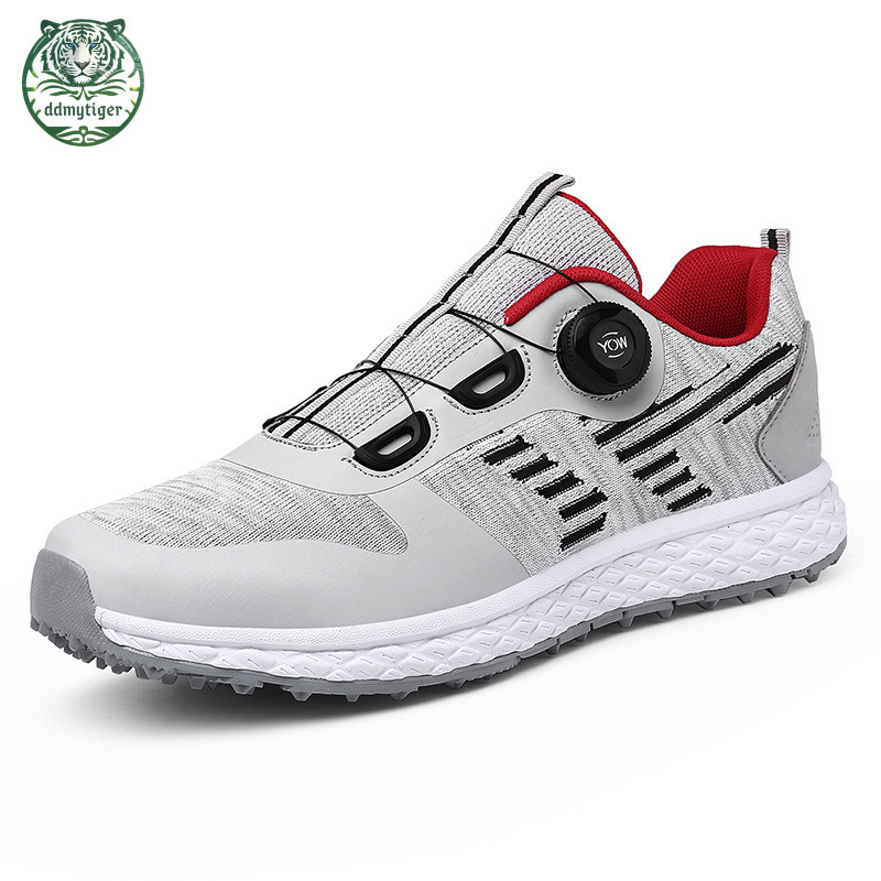 Ddmytiger Golf for men women, fixed studs buttons, new waterproof, comfortable and breathable sports golf men's shoes aA