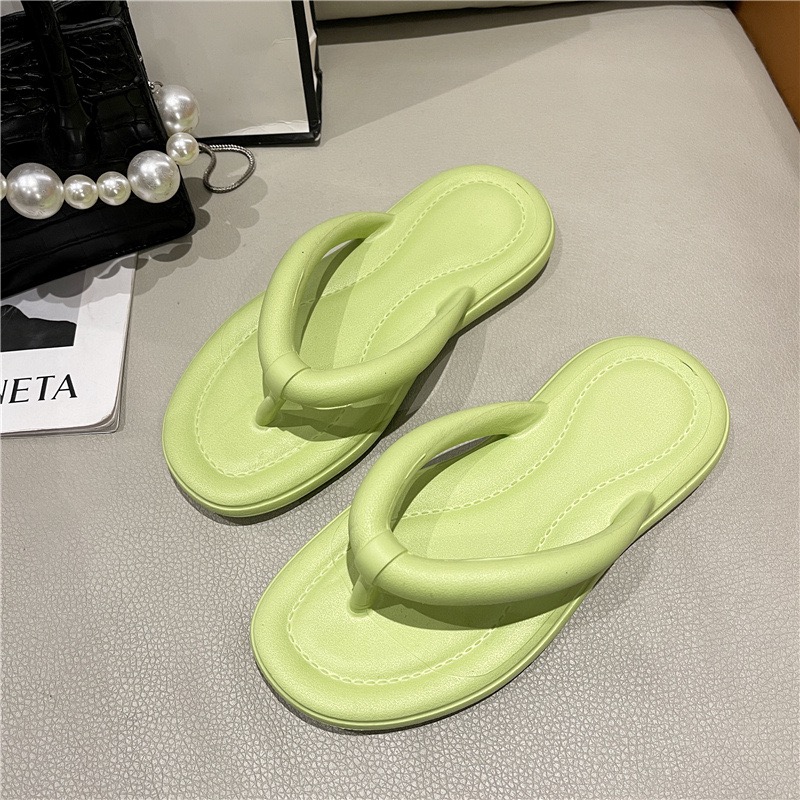 designer sandals Rimocy Lightweight Soft Sole Flip Flops Women Summer Clip Toe CloudroomWoman Casual Non Slip Flat Slides Shoes