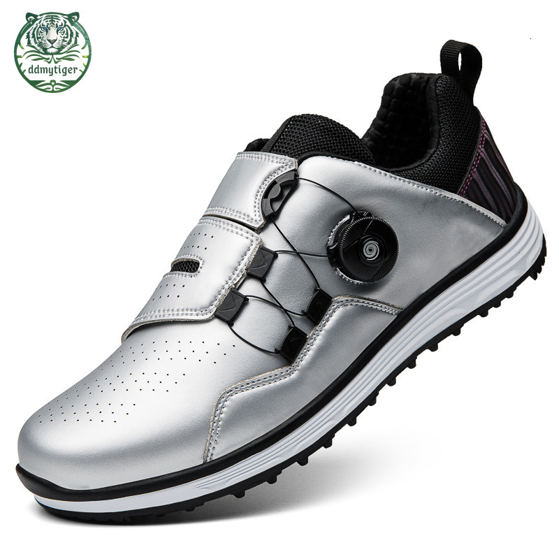ddmytiger New Golf for Men's Leisure Sports Knob Buckle with Broken Nails, Anti slip and Wear resistant Shoes A19 ddmythur