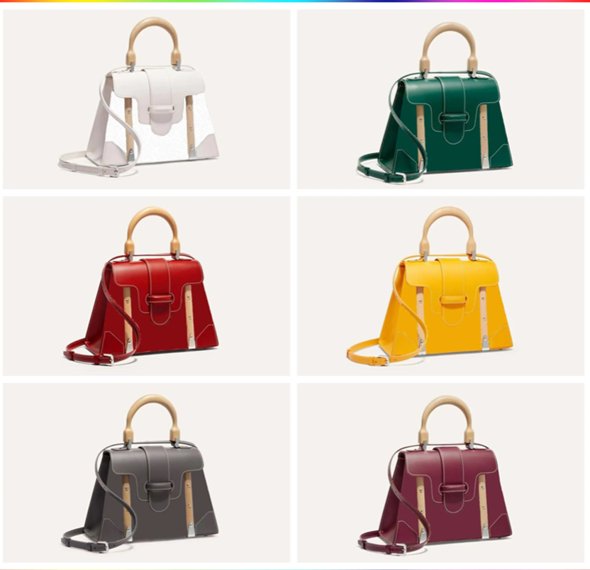 7A Newest Classic Saigon Top Wooden Handle Tote Bag Luxury Designer Bag Women's Bag Leather Belt Bag Travel Crossbody Bag Clutch Wallet