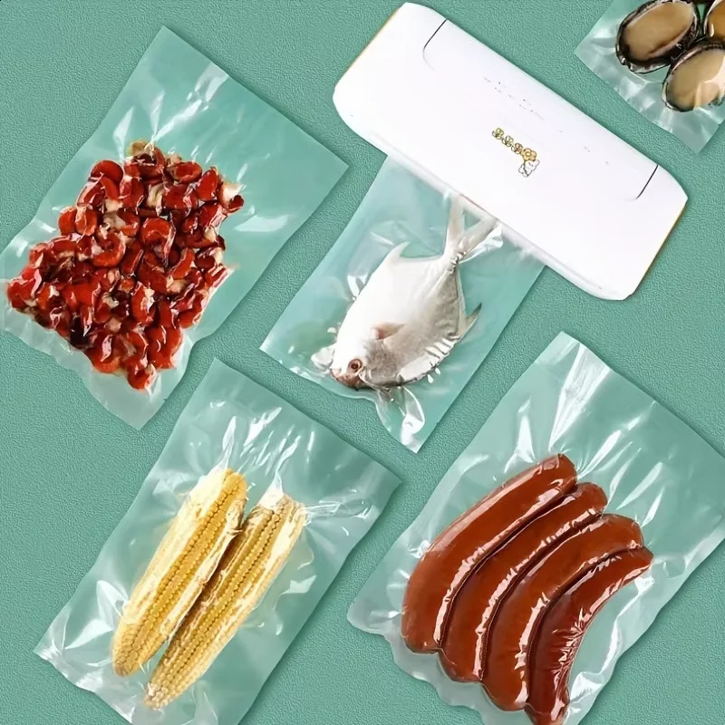 100Pcs Vacuum Sealer Bags Packaging for Food Machine 240918