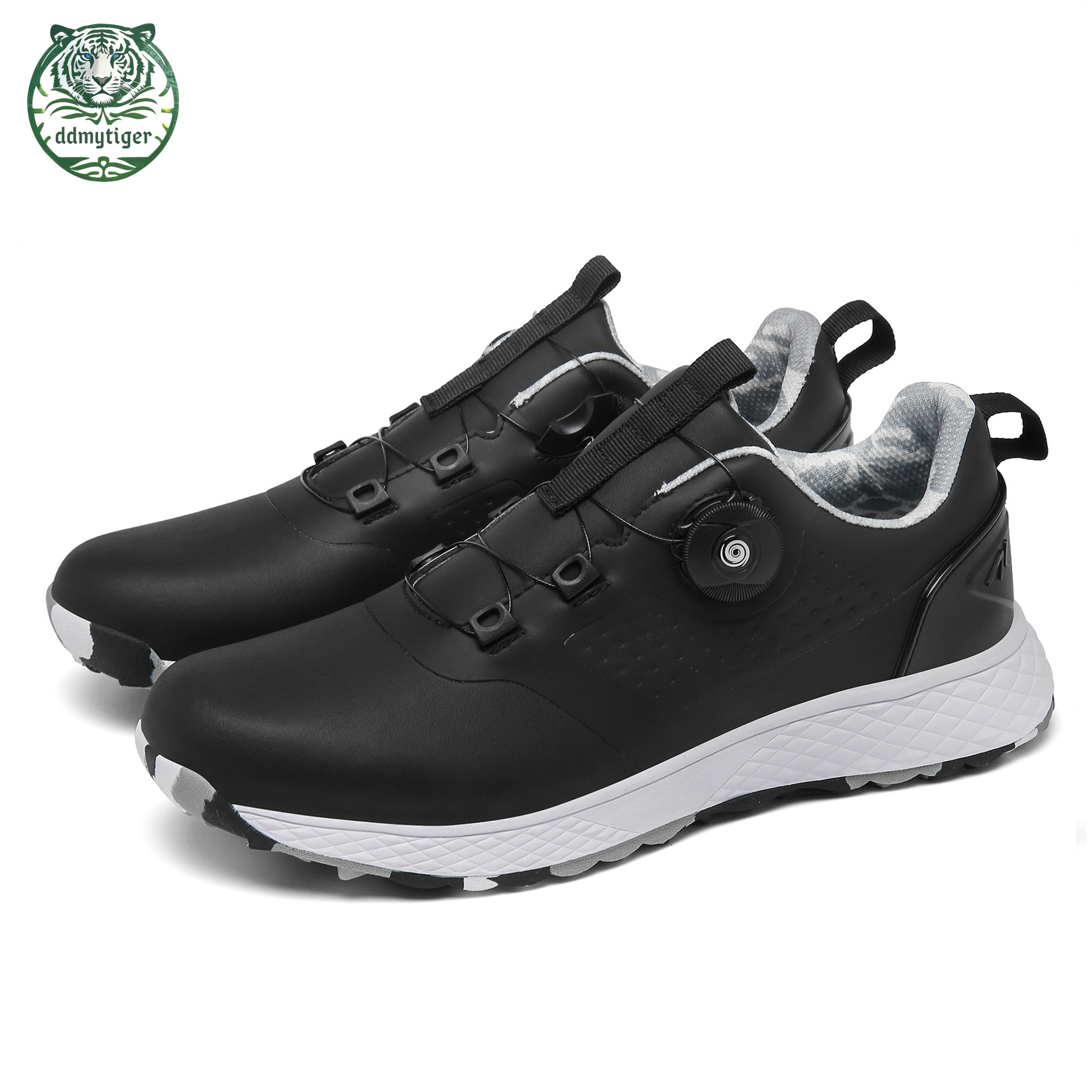 ddmytiger Golf for men women, fixed studs buttons, new waterproof, comfortable and breathable sports golf men's shoes A ddmythur
