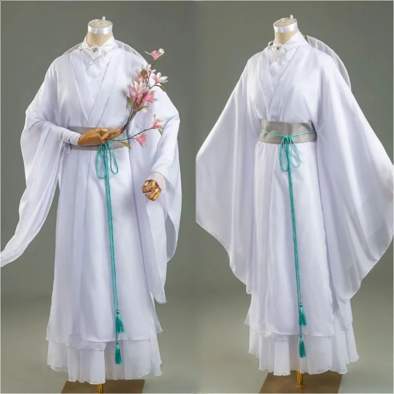 Xie Lian cosplay costume Tian Guan Ci Fu cosplay Xie Lian wig bamboo hat props mens Halloween manga full anime cosplay 240924