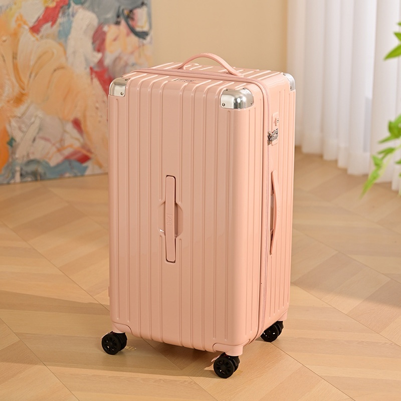 Lee's large capacity luggage, women's 36 inch travel suitcase, swivel wheel, student's overseas password box