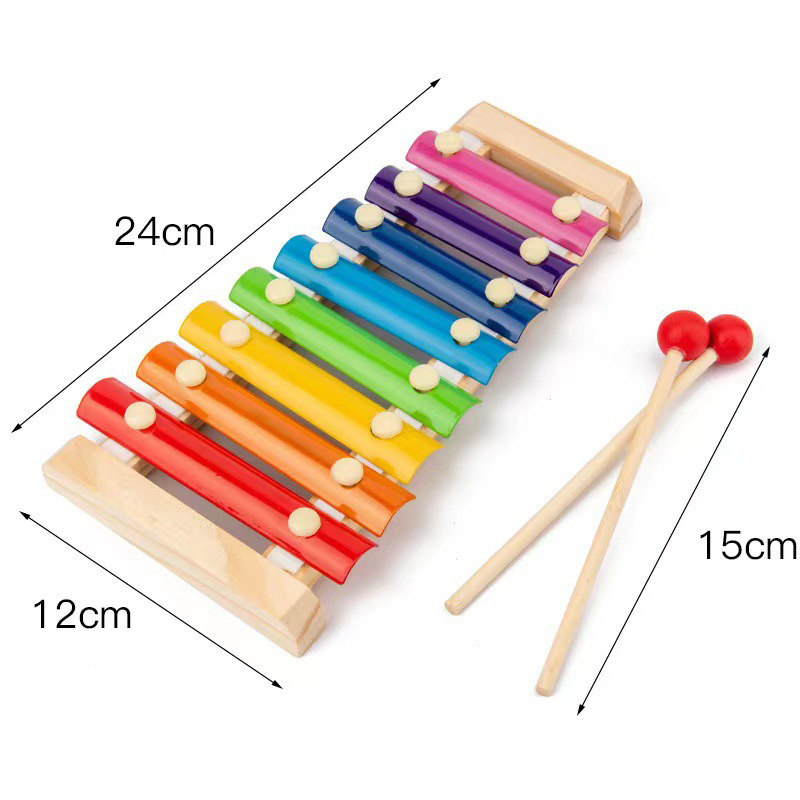 Baby Music Instrument Toy Wooden Xylophone Infant Musical Funny Toys For Boy Girls Educational Toys