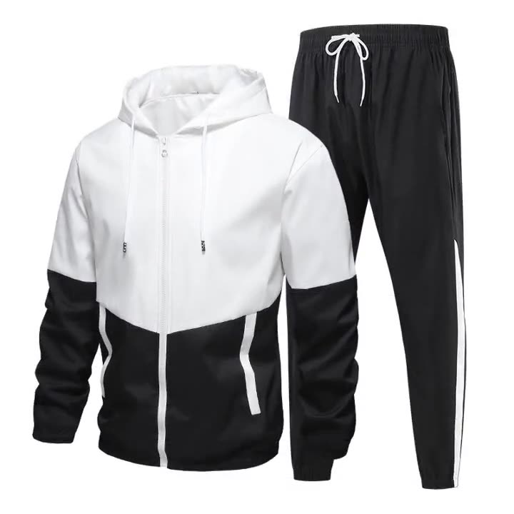 Men's Tracksuits 2024 Nieuwe Heren Herfst Winter Sets Rits Hoodie Broek Stukken Casual Trainingspak Sportkleding Warm Kleding Zweetpak