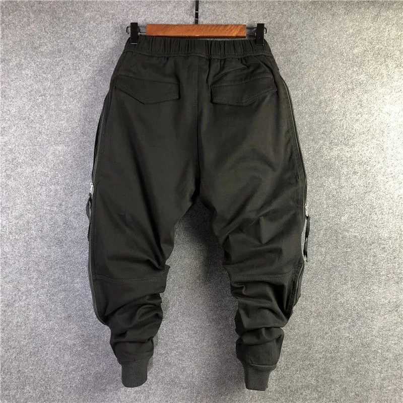 2025S Fashion Designer Panes Hombre Autumn Winter Baggy Cargo Casual Korean Trend Personty Zipper Haren Pants Men Clothing Strtwear