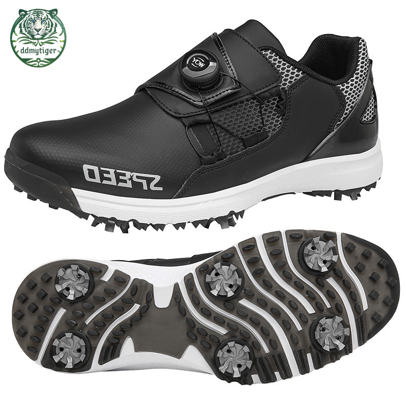 ddmytiger Large size men's women's without studs, waterproof sports and leisure golf shoes A ddmythur