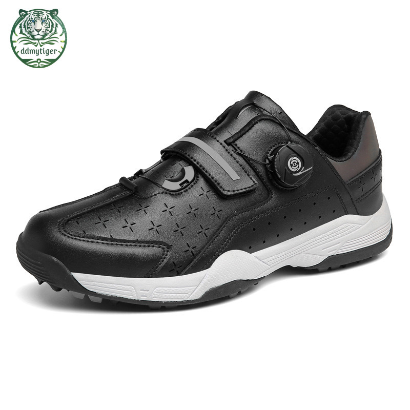 ddmytiger Men's and women's golf outdoor couples, casual sports shoes, oversized rotating buckle, broken nail, non slip shoes A ddmythur