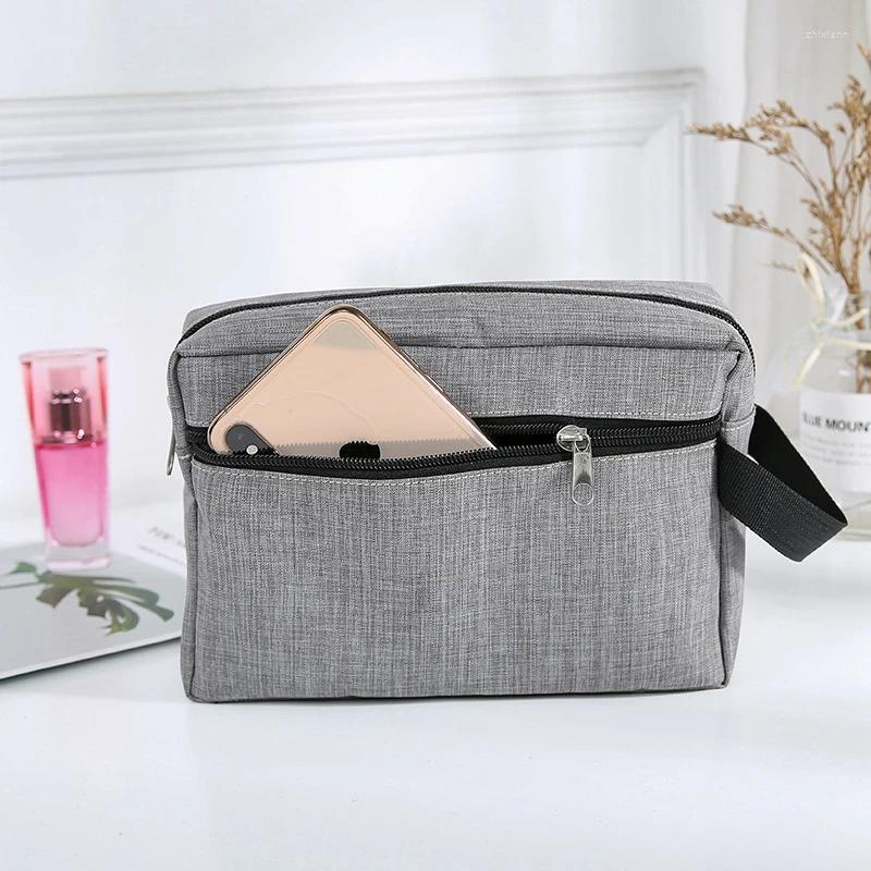 Cosmetic Bags Travel Waterproof Oxford Toiletry Wash Storage Hand Bag Women Men Large Double Layer Shaving Case Portable Shower Makeup zhanyishengli