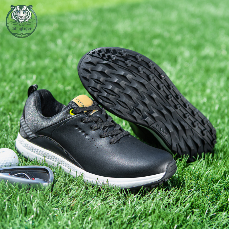 ddmytiger Golf GOLF golf men's outdoor breathable casual sports shoes lace up nail free sneakers A ddmythur