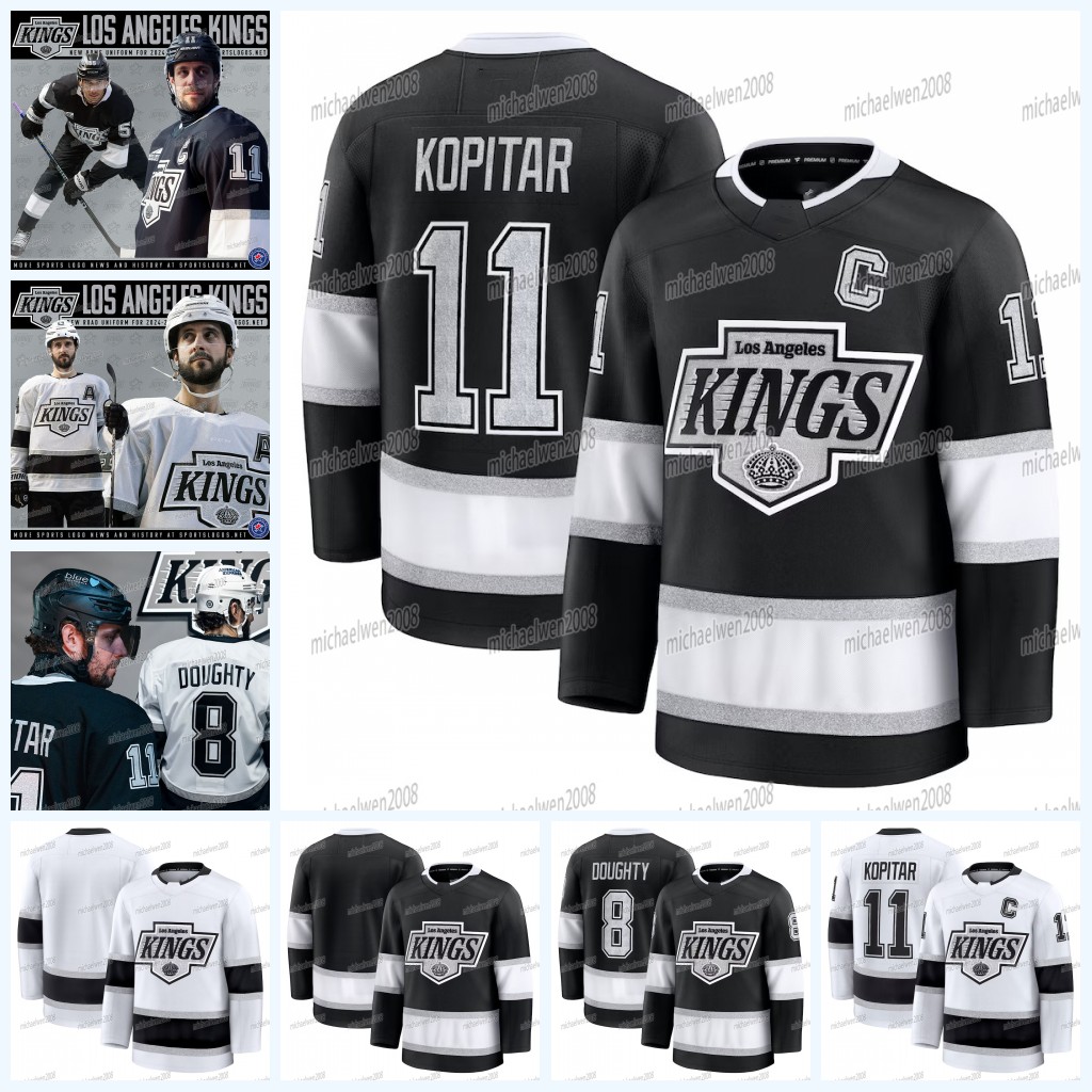 11 Anze Kopitar Kings 2024-25 Jersey 8 Drew Doughty 9 Adrian Kempe Phillip Danault Francesco Pinelli Kevin Fiala Trevor Moore Quinton Byfield Darcy Kuemper Jerseys
