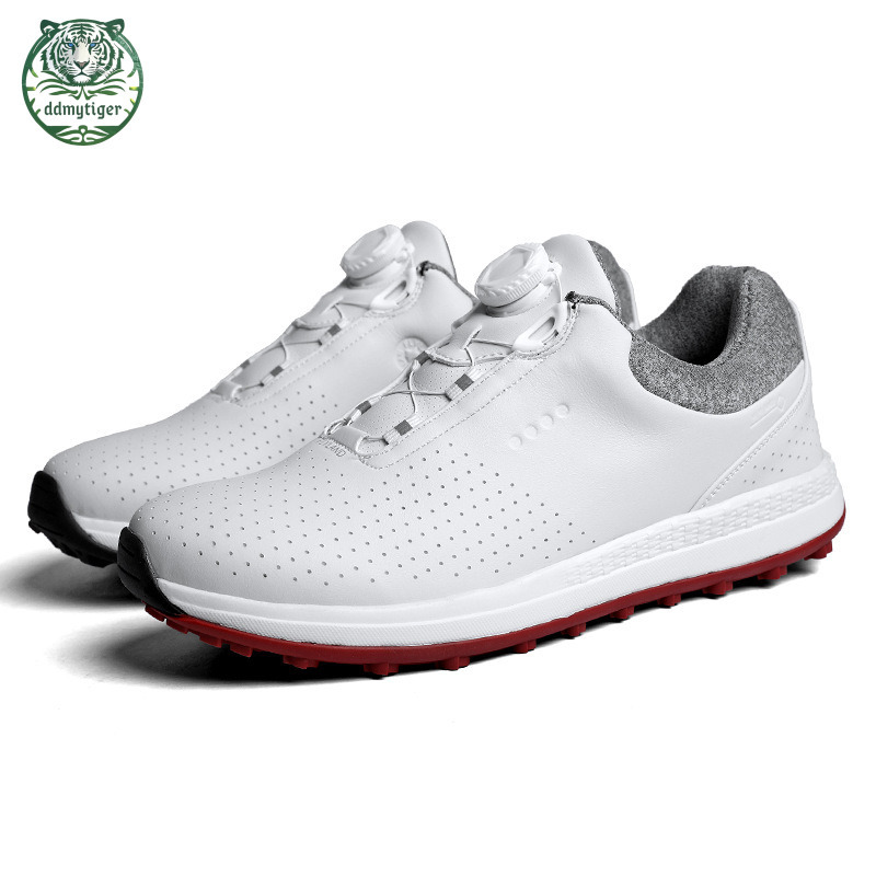 ddmytiger New Golf Sneakers for Men, Waterproof Anti Slip Nailless Shoes, Summer Breathable Men's Shoes A ddmythur