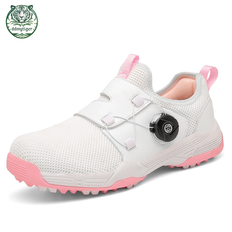 ddmytiger New Golf Casual Ball Boy Fashion Running Shoes, Women's Rotating Buckle Training Shoes A ddmythur