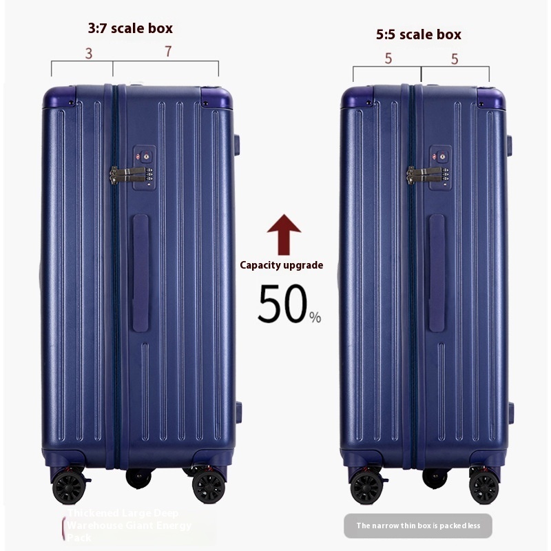 Lee's large capacity luggage, women's 36 inch travel suitcase, swivel wheel, student's overseas password box