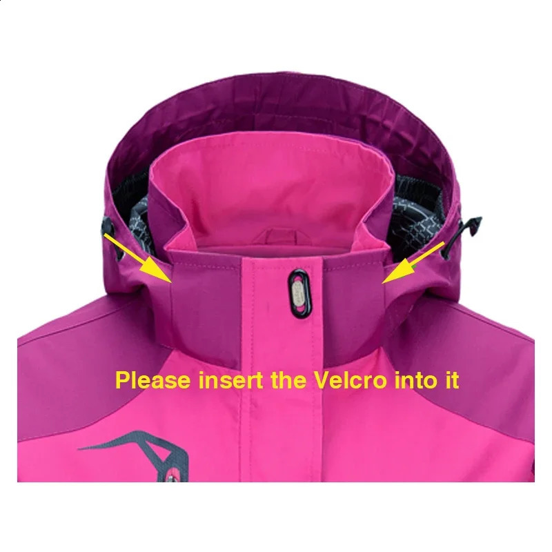 Womens Autumn Hiking Jacket Outdoor Raincoat Windproof Waterproof Hooded Camping Bike Climbing Warmth 240919